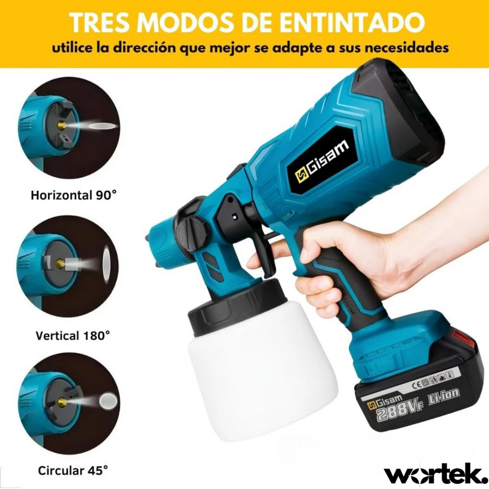 Pistola Pulverizadora Inalámbrica Profesional