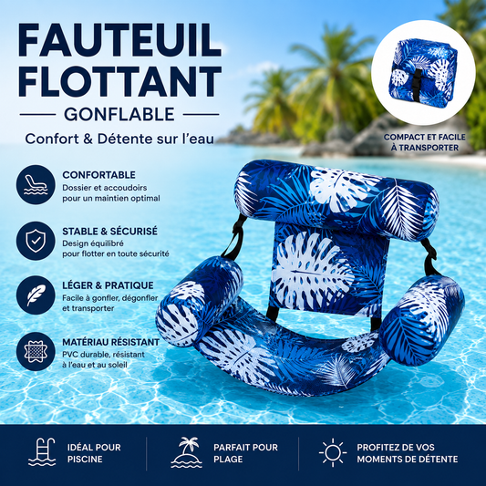 Fauteuil Flottant Gonflable – Confort & Détente sur l’Eau
