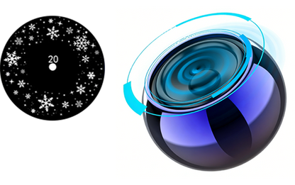 Dynamic Rotating LED Projector Light