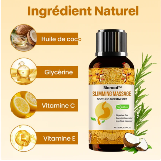 Slimming Massage Oil to Support Digestion