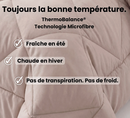 Couette Vorasell® 2 en 1 qui élimine le besoin de draps