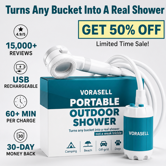 Vorasell™ Portable Shower Kit